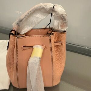 NWT Furla Leather Women’s Bucket Crossbody Bag